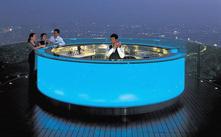 站在曼谷頭頂 世界上唯一的空中酒吧設(shè)計(jì)圖欣賞