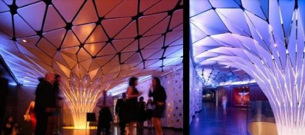 絢麗歌舞廳設(shè)計案例  康茄娛樂會所設(shè)計欣賞