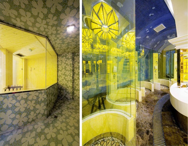 桑拿洗浴設計效果圖