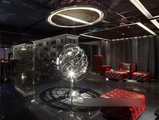 上海奢華酒吧設(shè)計(jì)效果圖  萬(wàn)豪酒店Yu吧設(shè)計(jì)說明