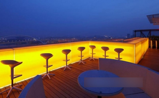 上海奢華酒吧設(shè)計(jì)效果圖  萬(wàn)豪酒店Yu吧設(shè)計(jì)說明