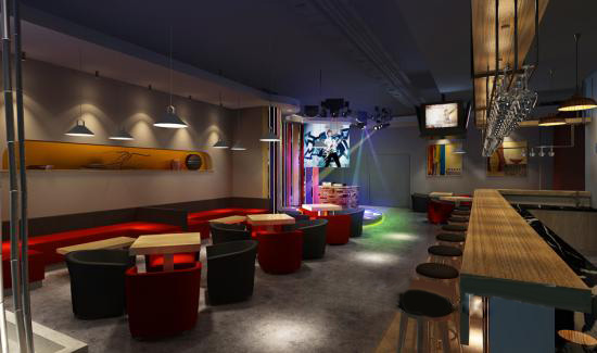時尚個性酒吧設(shè)計圖  深圳烏托邦酒吧設(shè)計欣賞