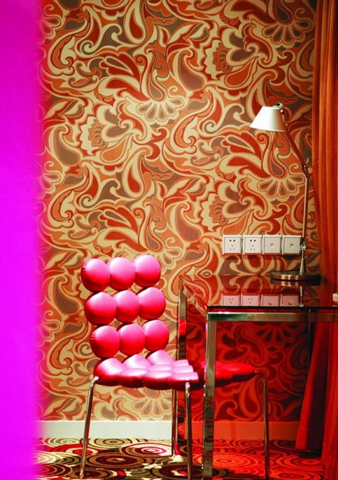 色彩夸張的商務(wù)會所設(shè)計效果圖