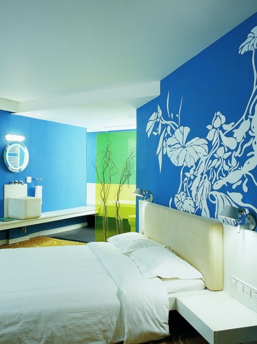 色彩夸張的商務(wù)會所設(shè)計效果圖