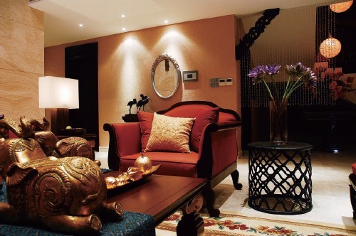 東南亞風(fēng)格私人會所設(shè)計方案